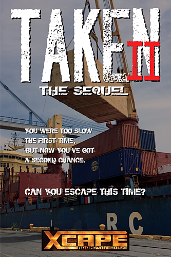 TAKEN II-sequel    $25 per person (minimum 4-maximum 10) poster