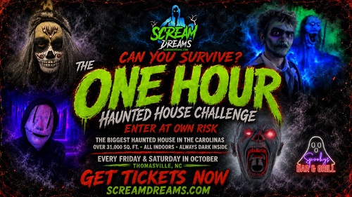 Scream Dreams Haunted House 2026 poster