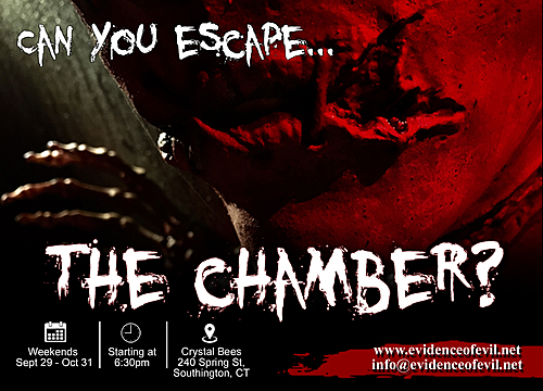 Evidence of Evil Presents 'The Chamber' @ Crystal Bees poster
