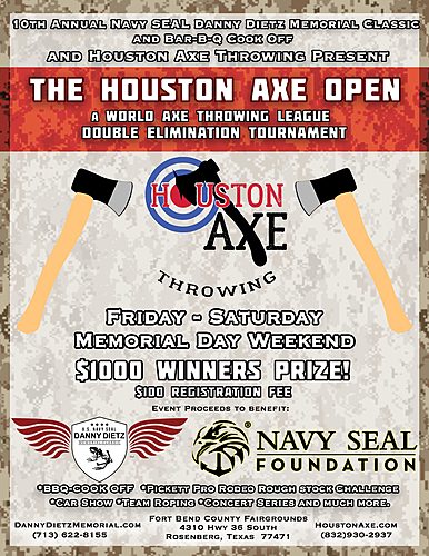 Houston Axe Open poster