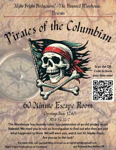 Pirates of the Columbian  poster